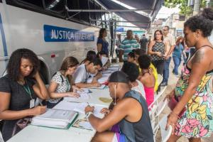 Projeto Justiça Itinerante realizou mais de 940 mil atendimentos até o fim de 2017
