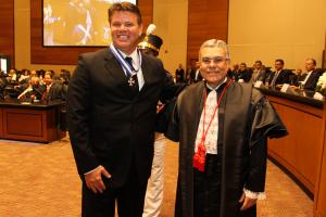O juiz auxiliar da Presidência Marcelo Oliveira foi um dos agraciados