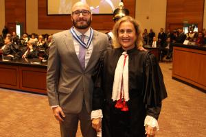 O servidor Daniel de Lima Haab recebeu o Colar do Mérito Judiciário