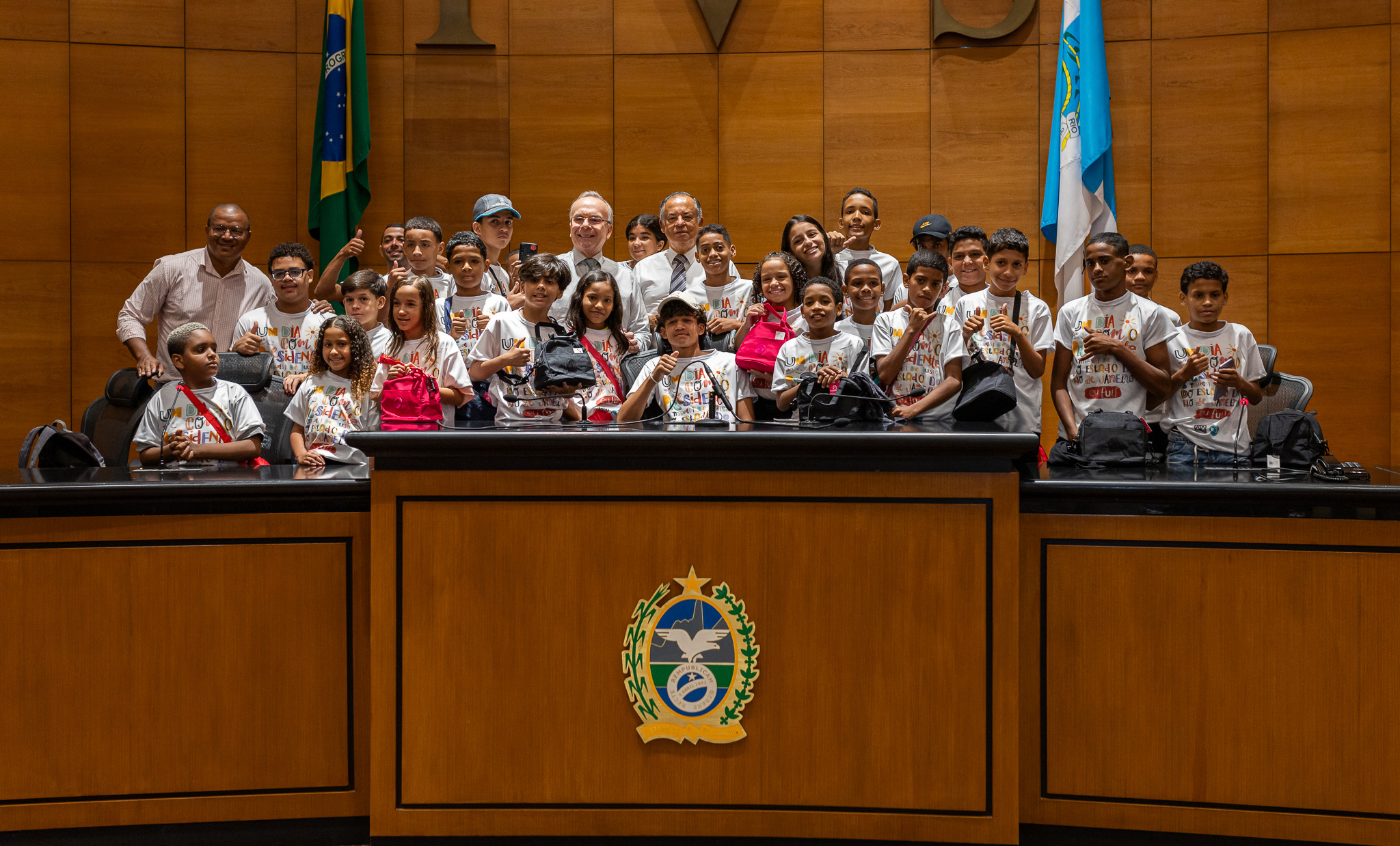 imagem - Projeto “Um Dia com o Presidente” reúne crianças e jovens no TJRJ