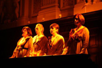 Teatro na Justiça - Os Físicos - Magistrados em cena - Dra. Andrea Pachá, Des. Cristina Gaulia, Des. Ana Maria Oliveira, Dra. Elizabeth Louro.