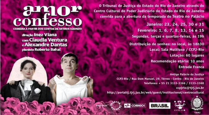 Convite Virtual Teatro no Palácio