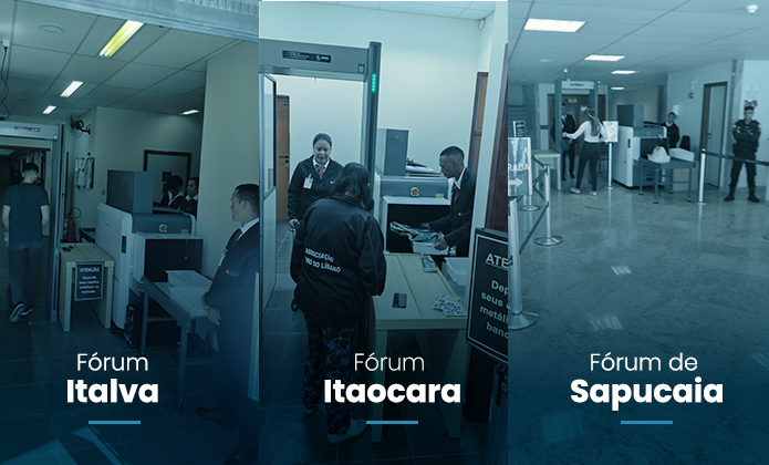 imagem - Segurança nos fóruns: TJRJ implementa controle de acesso em Itaocara, Italva e Sapucaia