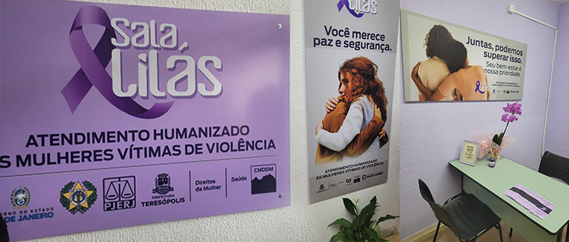 Teresópolis ganha Sala Lilás para atender mulheres vítimas de violência  