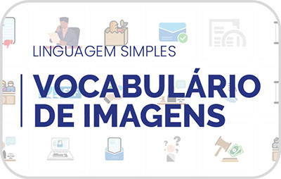 Linguagem simples vocabulário de imagens