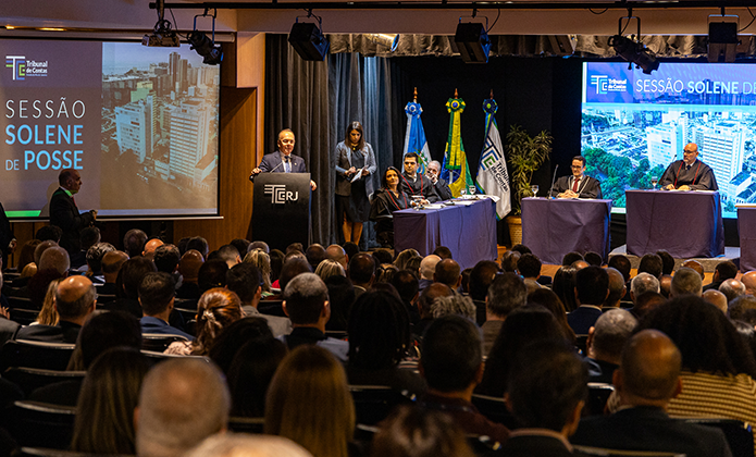 imagem - Presidente do TJRJ participa da solenidade de posse da nova administração do TCE-RJ