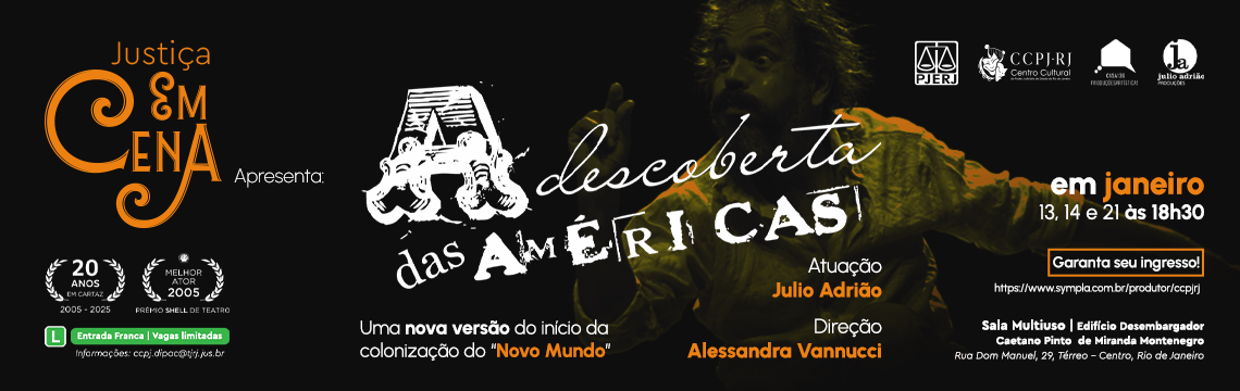 imagem - Justiça em Cena apresenta: A descoberta das américas. Uma nova versão do início da colonização do 