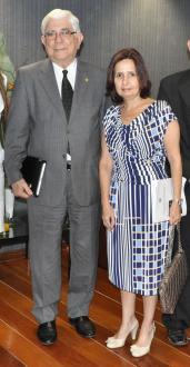 O Corregedor-Geral e Martha Rocha, Chefe da Polícia Civil.