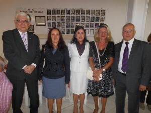 O Des. Antonio José Azevedo Pinto, a Juíza Natacha Tostes de Oliveira, a Juíza Dra. Mafalda Lucchese, a Juíza aposentada Carmem Valentina e o Des. Cláudio Dell´Orto.