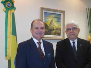 Os Corregedores Cláudio Manoel de Amorim Santos e Antonio José Azevedo Pinto.