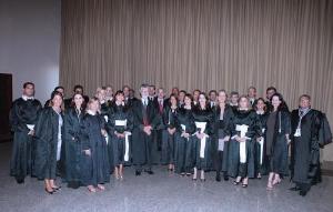 Os juízes das Turmas Recursais do biênio de 2011/2012.