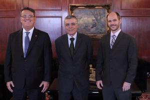 Claudio de Mello Tavares, Milton Fernandes e André Castro