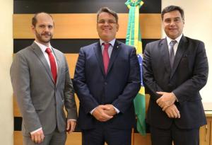 André de Castro, Claudio de Mello Tavares e Eduardo Gussem