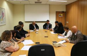 Representantes do TJRJ e da Secretaria de Segurança Pública conversam sobre melhorias na comunicação entre os dois órgãos