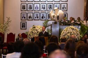 o rabino Dario Bialer representou os judeus