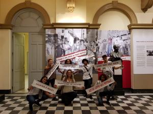 Adolescentes do programa "Justiça pelos Jovens"