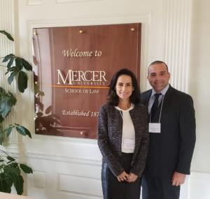 A advogada e professora Ana Paula Couto e o juiz Marco Couto