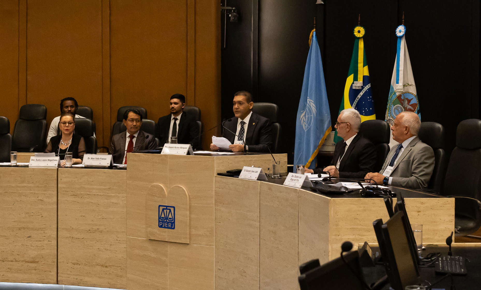 imagem - Ministro Kassio Nunes Marques, do STF, encerra Fórum sobre Segurança, Desenvolvimento Humano e Coesão Social