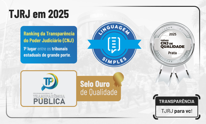 imagem - Selos do CNJ e do PNTP valorizam trabalho do TJRJ