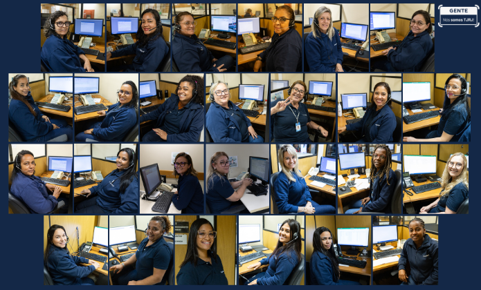 imagem - Vozes que ganham rostos: 133 telefonistas atendem cerca de cinco mil chamadas por dia