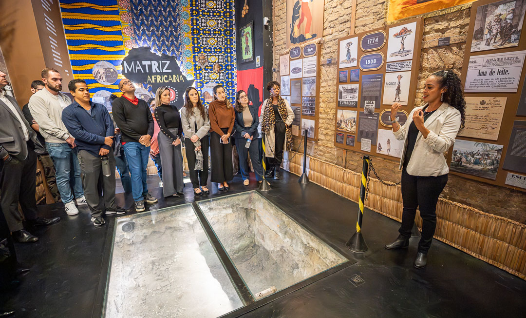 imagem - Desvendando a história: magistrados do TJRJ e de Angola visitam o Museu Memorial Pretos Novos&nbsp;