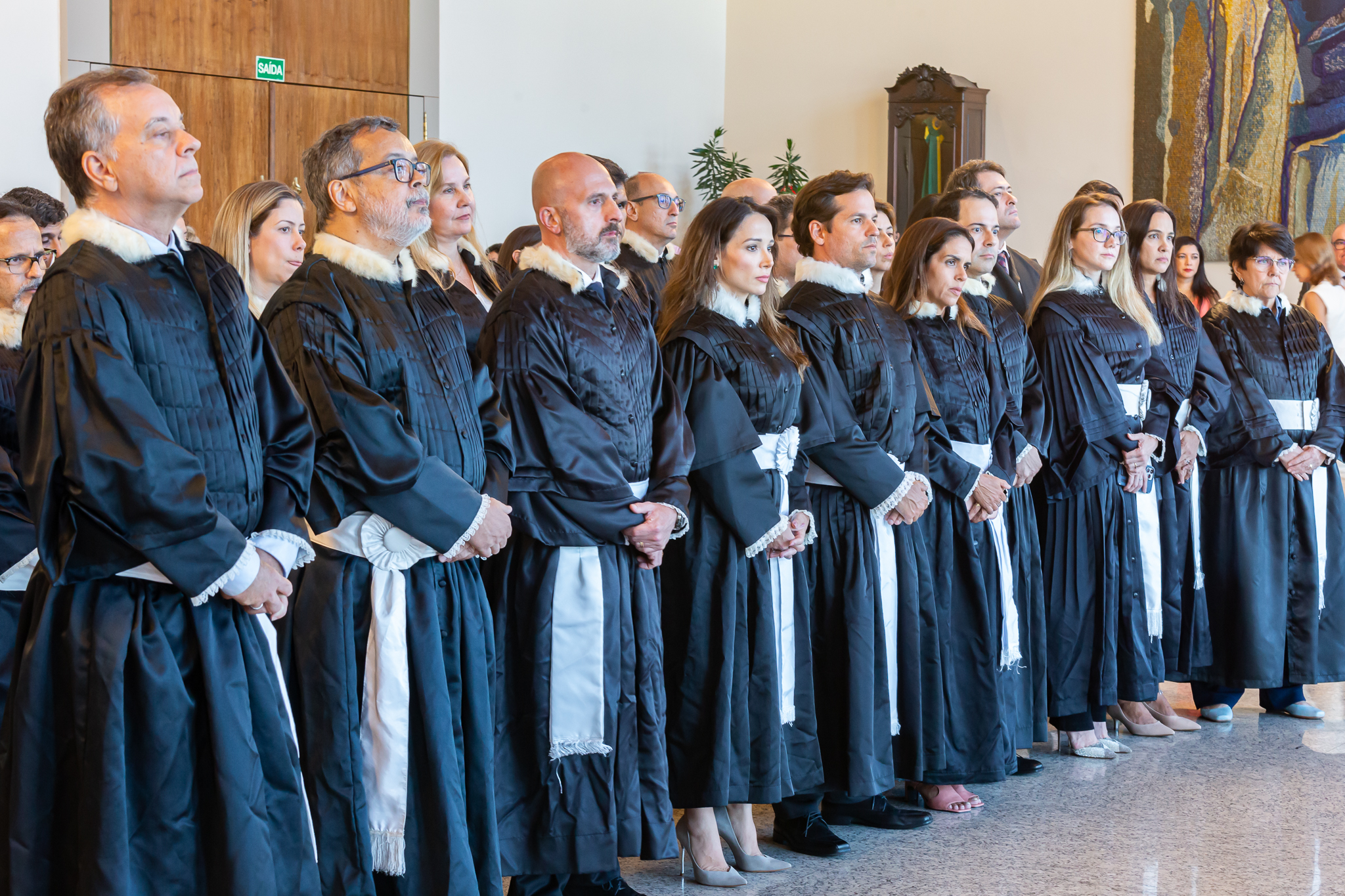 Juízes tomam posse em cerimônia no Salão Nobre do Tribunal de Justiça do Rio