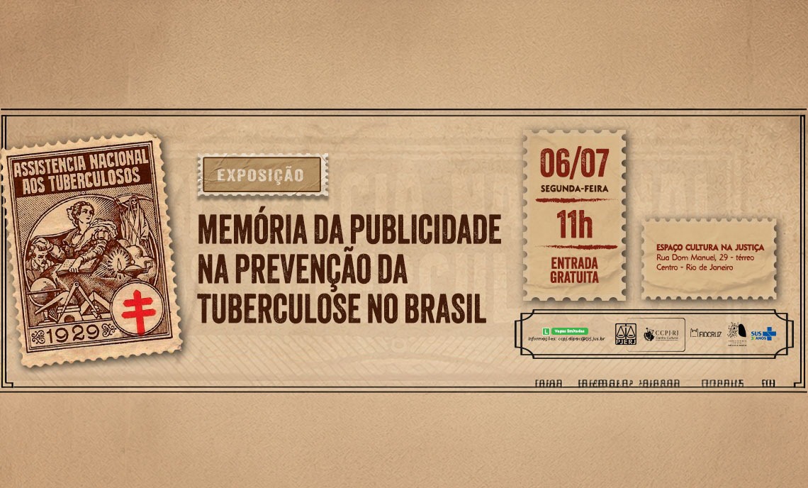 imagem - Exposição irá retratar a história das campanhas de prevenção à tuberculose no Brasil