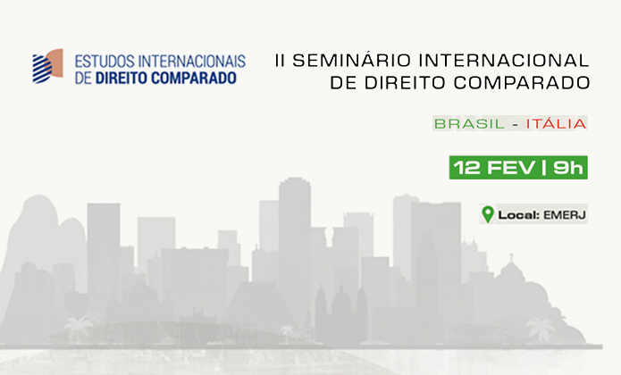 imagem - Brasil e Itália em diálogo: TJRJ promove II Seminário Internacional de Direito Comparado