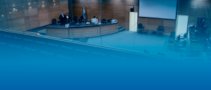 Fotografia do Tribunal do Júri do Poder Judiciário do Estado do Rio de Janeiro