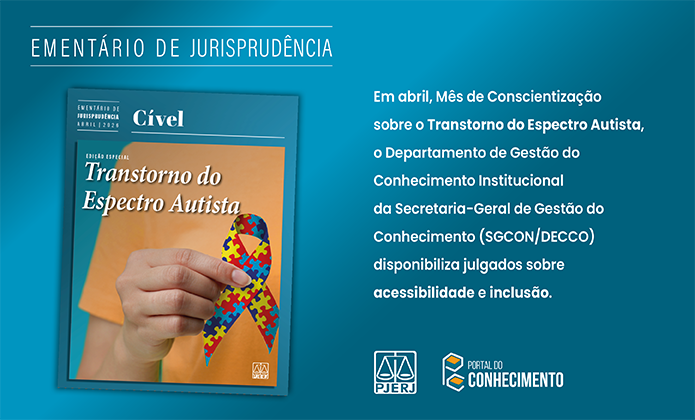imagem - TJRJ publica Ementário Temático sobre Transtorno do Espectro Autista
