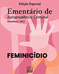 Clique e baixe o arquivo pdf do Ementário Especial: Feminicídio