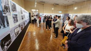 Abertura da exposição.