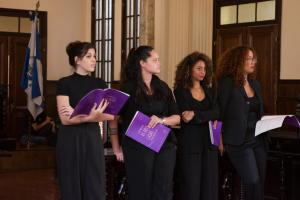 As Zodíacas: Bia Sardinha, Madu Emmerick, Lívia Padro e Izadora Alves. Foto: Diego Antunes