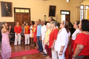 O Coral Rio em Canto, regencia de Lulu Antunes