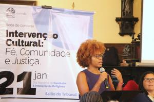 Inara Firmino, servidora do Tribunal de Justiça do Estado do Rio de Janeiro e representante da COGEN.