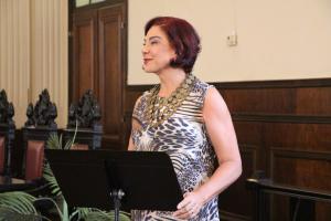 A diretora do Museu da Justiça, Siléa Macieira.