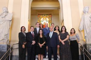 As equipe SGCON, a alta Administração do TJRJ e os representantes da Vale