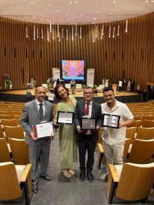 Gilmar de Almeida Sá, Siléa Macieira, Gilberto de Souza Cardoso e Felipe de Melo Alvarenga