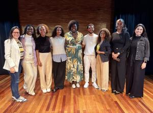 Os convidados e as equipe do COGENs e Educativo do Museu