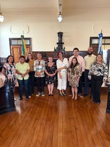 As equipes do Museu da Justiça de Niterói e da Secretaria Municipal de Cultura de Niterói