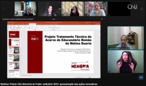 Apresentação no Webinar promovido pelo CNJ