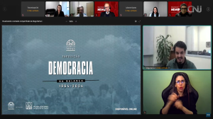 Diego Bertuci, historiador do Museu da Justiça, faz apresentação