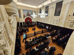 Cerimônia de abertura das exposições