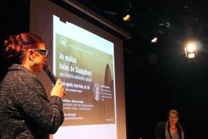 Siléa Macieira, diretora do Museu da Justiça, faz abertura do evento