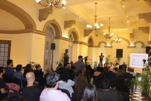 Primeira mesa do seminário "A partilha do imperador Pedro II: inventário, coleções e diálogos contemporâneos"