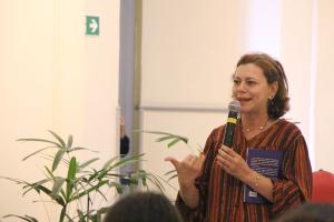 A escritora Andreia Borges