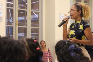 Izadora Alves, arte educadora do Museu da Justiça