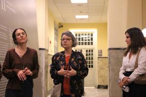 Fabrícia Ramos, Marcia Mello e a Desa. Renata França