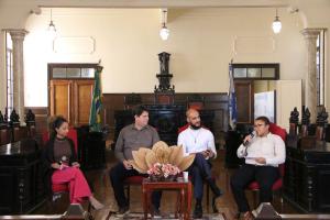 Livia Prado, Sergio Sydow, Whiverson Reis e Sthefani Teixeira