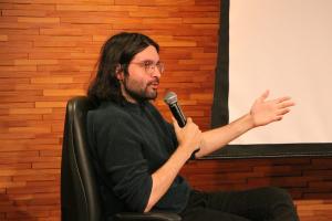 Mauro Machado, mediador do CineMuseu